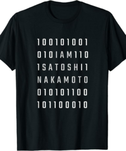 Satoshi T-Shirt I Am Nakamoto For Bitcoin Traders
