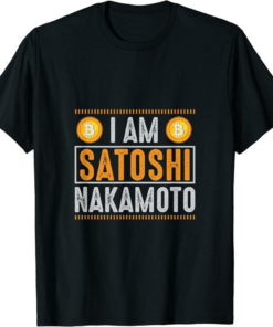 Satoshi T-Shirt Identity I am Satoshi Nakamoto