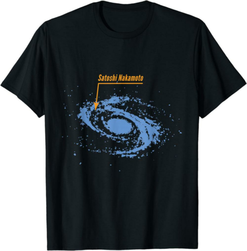 Satoshi T-Shirt Nakamoto Cryptocurrency Universe