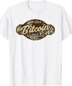 Satoshi T-Shirt Nakamoto Vintage Bitcoin