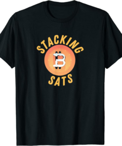 Satoshi T-Shirt Stacking Sats Cryptocurrency Style
