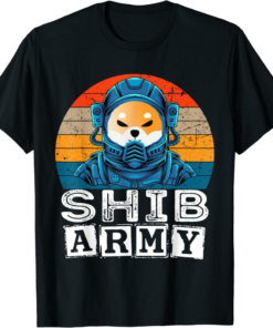 Shiba Inu Coin T-Shirt Cryptocurrency Shib Army To The Moon