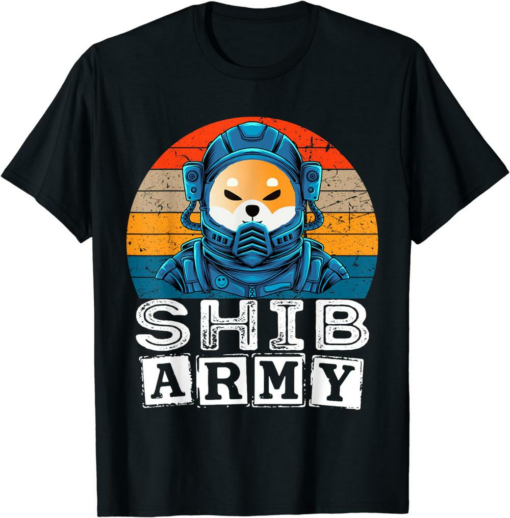 Shiba Inu Coin T-Shirt Cryptocurrency Shib Army To The Moon