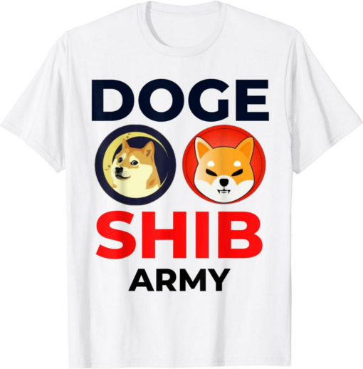 Shiba Inu Coin T-Shirt Doge Shib Army Dogecoin Crypto