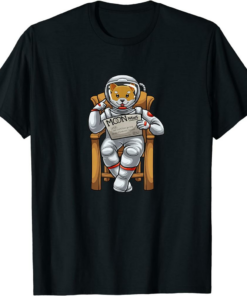 Shiba Inu Coin T-Shirt Dogecoin In Space Crypto Token