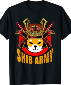 Shiba Inu Coin T-Shirt Funny Samurai Shib Army Meme Perfect