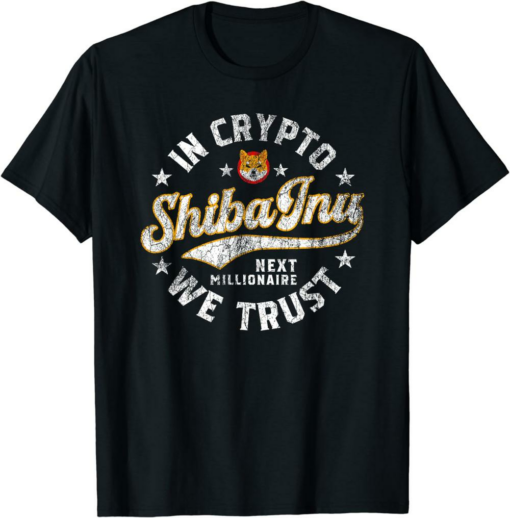 Shiba Inu Coin T-Shirt In Crypto We Trust Crypto Token