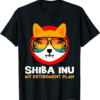 Shiba Inu Coin T-Shirt Is My Retirement Plan Funny Crypto