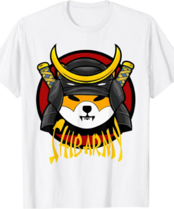 Shiba Inu Coin T-Shirt Shib Army Crypto Samurai