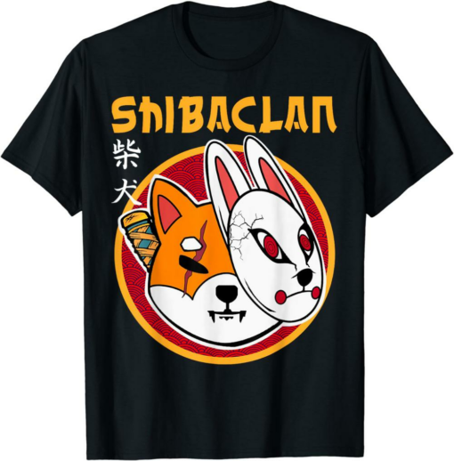 Shiba Inu Coin T-Shirt Shib Army Crypto Samurai Ninja