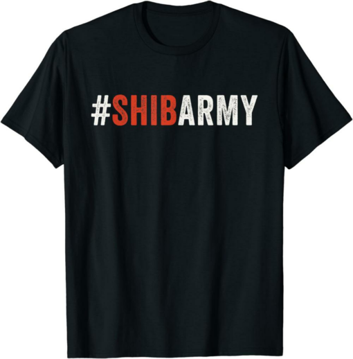 Shiba Inu Coin T-Shirt Shib Army Shibarmy Crypto Shib Token