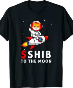 Shiba Inu Coin T-Shirt Shib To The Moon Shiba Token