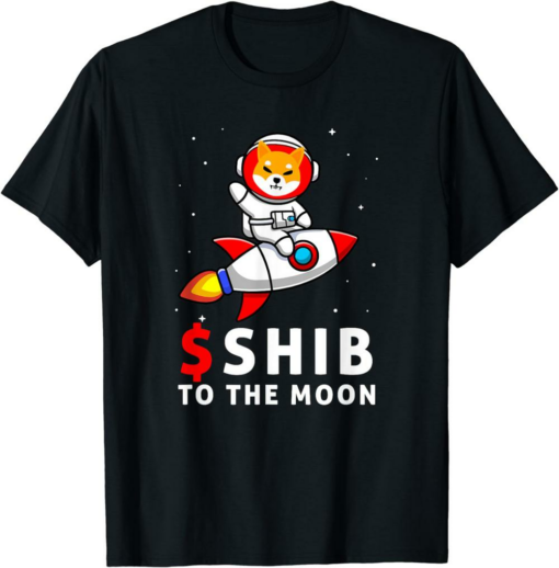 Shiba Inu Coin T-Shirt Shib To The Moon Shiba Token