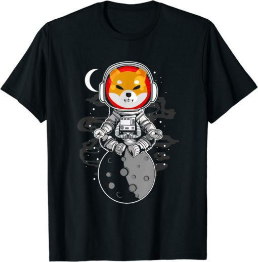 Shiba Inu Coin T-Shirt Spacesuit Moon Shib Army Crypto Token