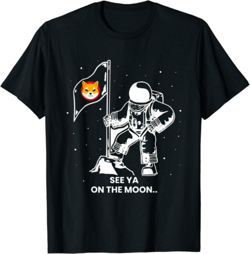 Shiba Inu Coin T-Shirt Swing Army Cryptocurrency Token Moon