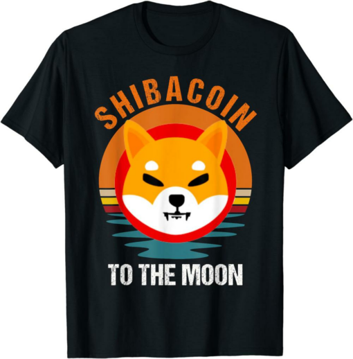 Shiba Inu Coin T-Shirt To The Moon Shib Men Crypto Hodl