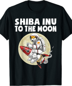 Shiba Inu Coin T-Shirt To The Moon Token Shib Crypto