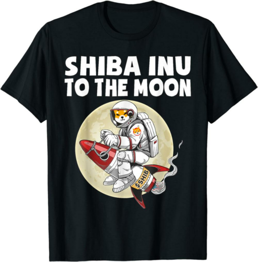 Shiba Inu Coin T-Shirt To The Moon Token Shib Crypto