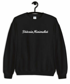 Shitcoin Minimalist Bitcoin Sweatshirt