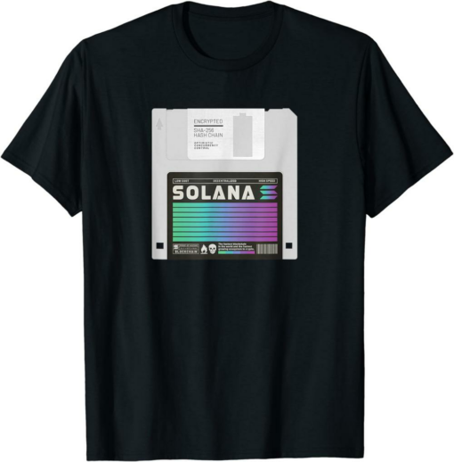 Solana Blockchain T-Shirt Crypto SOL Token Cryptocurrency