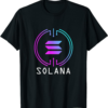 Solana Blockchain T-Shirt Cryptocurrency SOL Decentralized