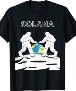 Solana Blockchain T-Shirt Digital Asset SOL Token