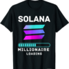 Solana Blockchain T-Shirt Millionaire Loading Defi Crypto