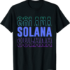 Solana Blockchain T-Shirt SOL Coin Decentralized Application