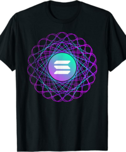 Solana Blockchain T-Shirt SOL Cryptocurrency Bullrun