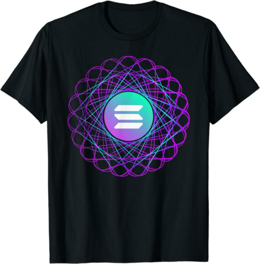 Solana Blockchain T-Shirt SOL Cryptocurrency Bullrun