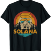 Solana Blockchain T-Shirt Vintage Sol Token Retro Sunset
