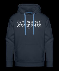 Stay Humble Stack Sats Bitcoin Hoodie Sweatshirt