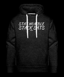 Stay Humble Stack Sats Bitcoin Hoodie Sweatshirt 3