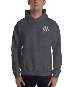 Steem Merch – Men’s Embroidered Hoodie 2 Steem Merch Men's Embroidered Hoodie 3