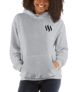 Steem Merch – Women’s Embroidered Hoodie 2 Steem Merch Women's Embroidered Hoodie 3