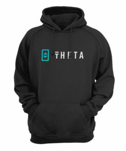 THETA (THETA) Cryptocurrency Symbol Hooded Sweatshirt 2 THETA THETA Cryptocurrency Symbol Hooded Sweatshirt 3