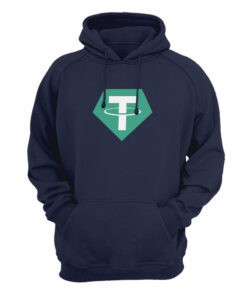 Tether (USDT) Cryptocurrency Symbol Hooded Sweatshirt 2 Tether USDT Cryptocurrency Symbol Hooded Sweatshirt 3