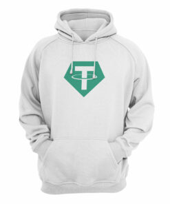 Tether (USDT) Cryptocurrency Symbol Hooded Sweatshirt 3 Tether USDT Cryptocurrency Symbol Hooded Sweatshirt 4