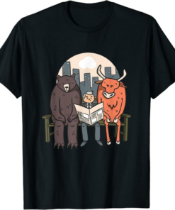 The Bear Market T-Shirt Bear And Bull Stock Market Trader