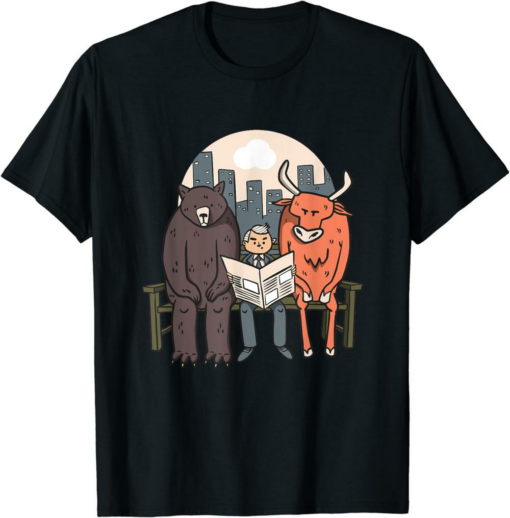 The Bear Market T-Shirt Bear And Bull Stock Market Trader