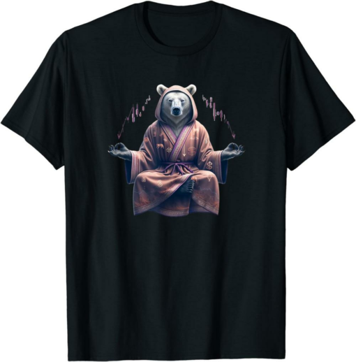 The Bear Market T-Shirt Mystical Bear Symbolizing Stock