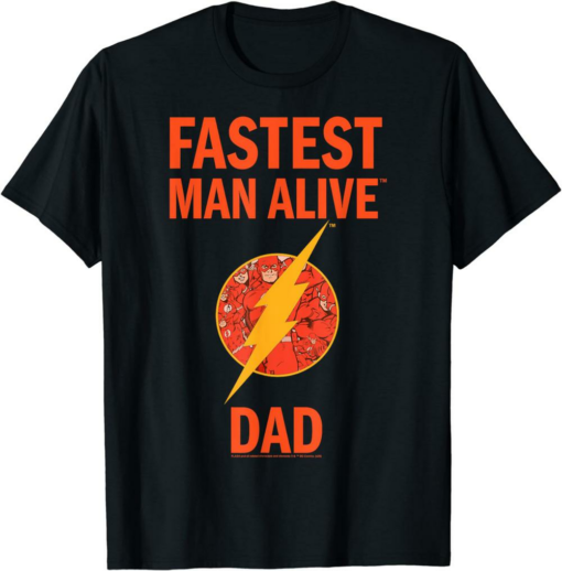 The Fastest T-Shirt Dc Comics The Flash Fastest Man Alive