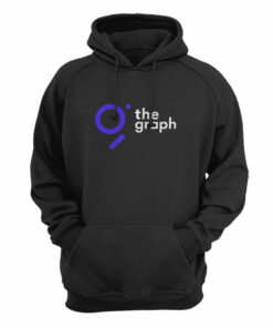 The Graph (GRT) Cryptocurrency Symbol Hooded Sweatshirt The Graph (GRT) Cryptocurrency Symbol Hooded Sweatshirt