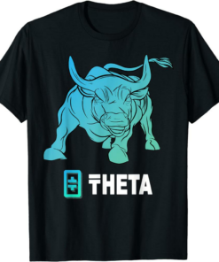 Theta Coin T-Shirt Crypto Bullrun Blockchain Crypto Token