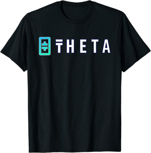 Theta Coin T-Shirt Crypto Cryptocurrency Logo Classic