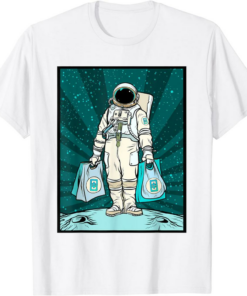 Theta Coin T-Shirt Crypto Currency Talk To The Moon Space