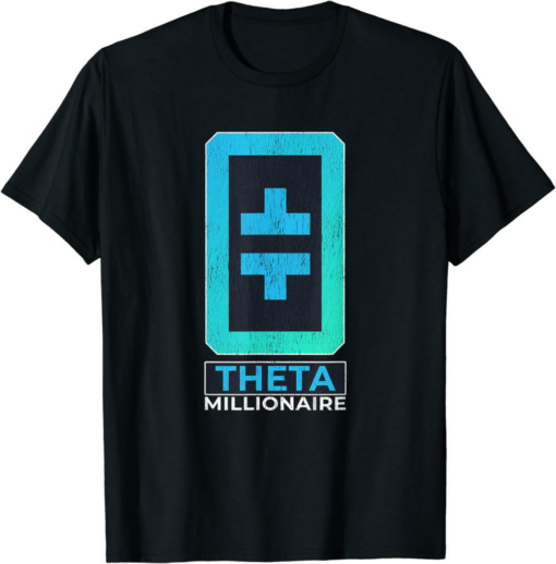Theta Coin T-Shirt Crypto Hodl Cryptocurrency Millionaire