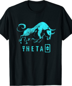 Theta Coin T-Shirt Crypto Millionaire Bullrun Token For Tv