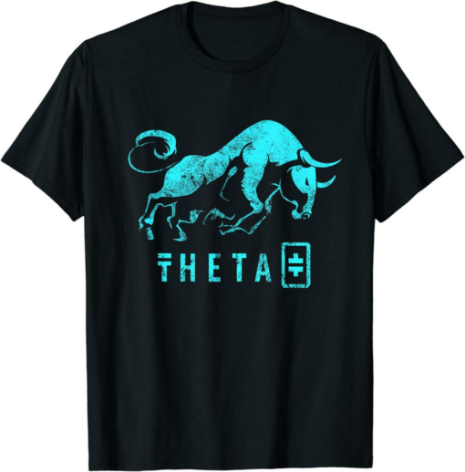 Theta Coin T-Shirt Crypto Millionaire Bullrun Token For Tv