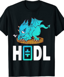 Theta Coin T-Shirt Hodl Crypto Cryptocurrency Token Dragon